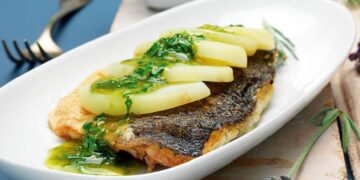 Filetes de Robalo com Molho de Limão